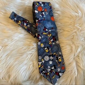 VINTAGE‎ DISNEY MICKEY UNLIMITED sports necktie 90s Y2k